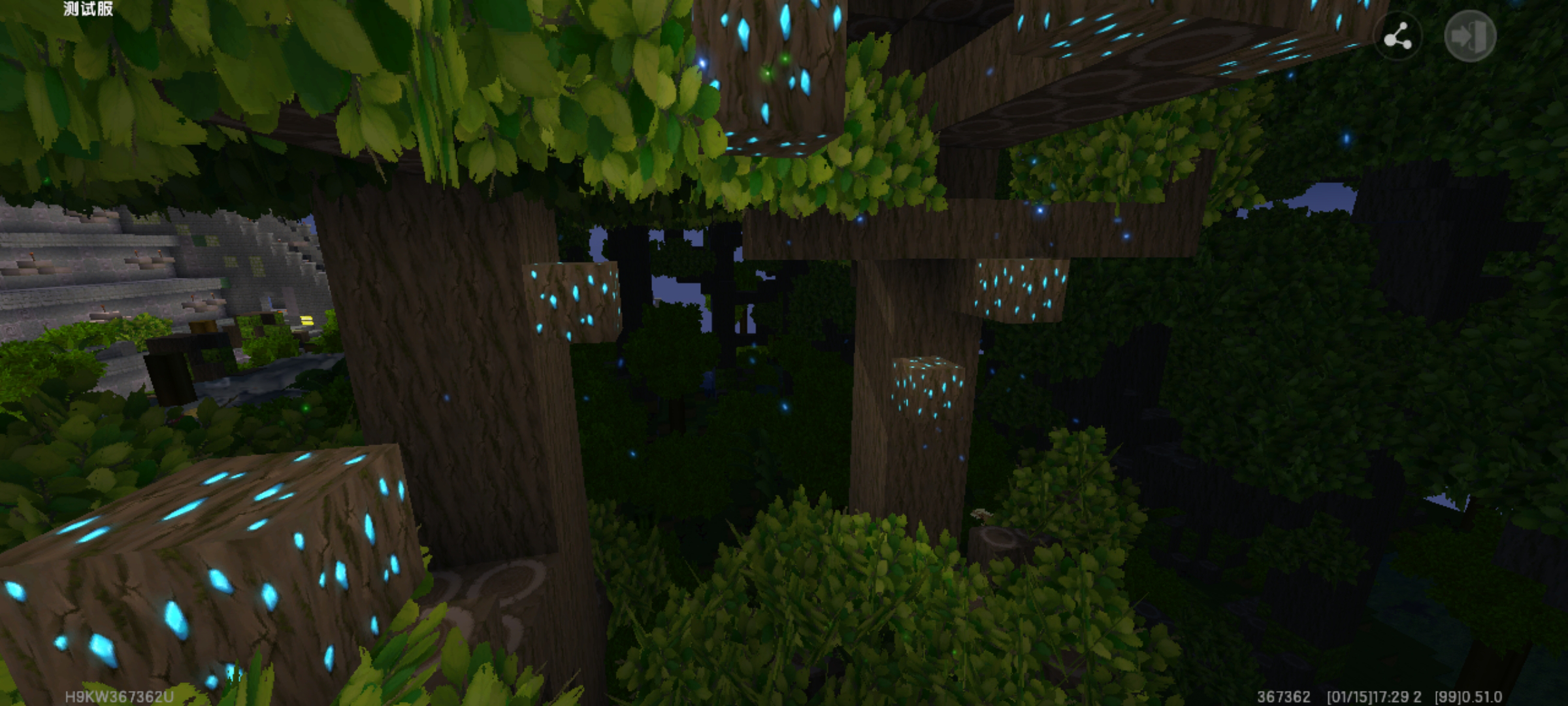 【乐妹教学会 】雨林植物大爆料_迷你世界_九游论坛